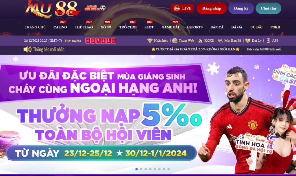 Các phương thức thanh toán tại mu88 me